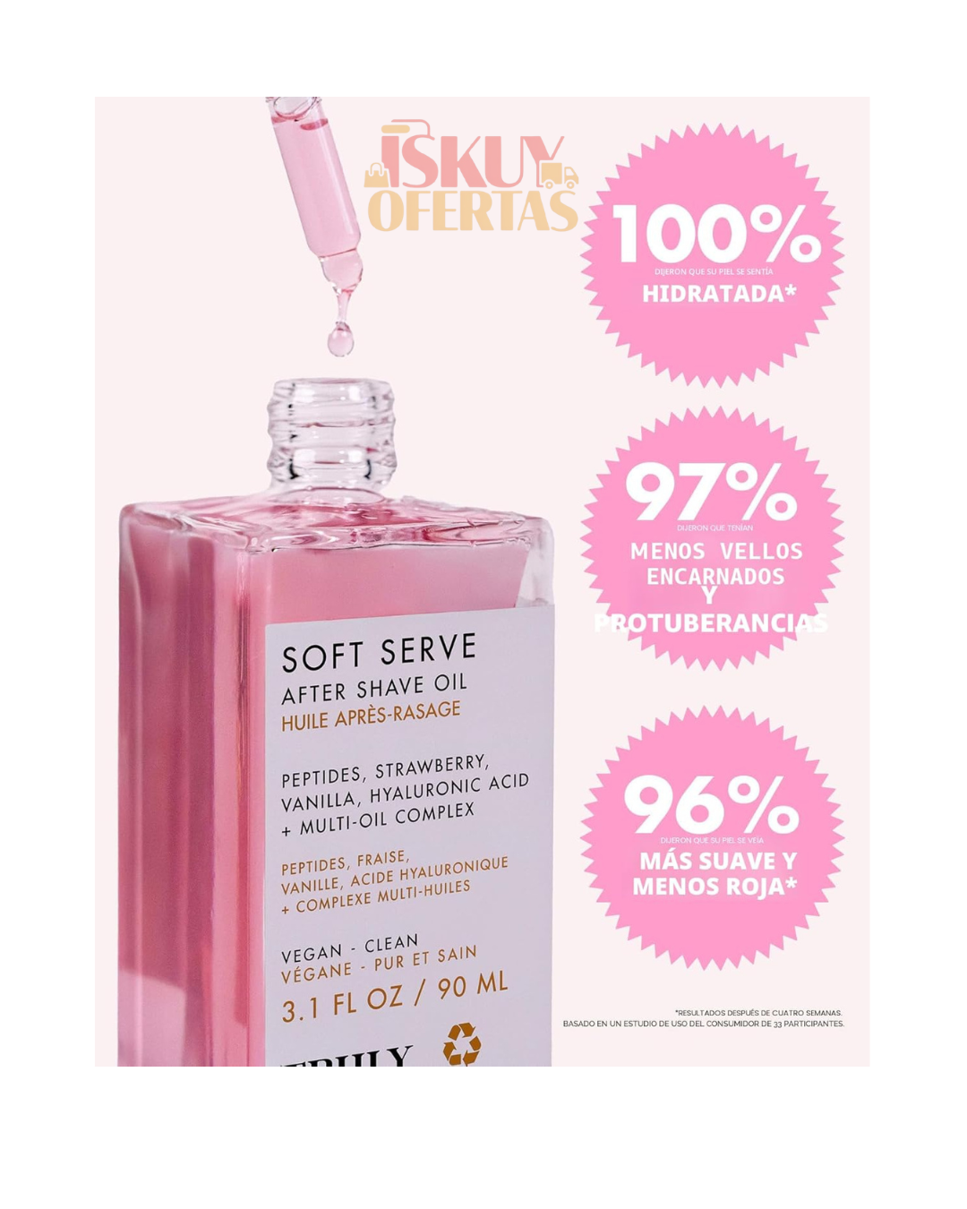 Truly aceite para después del afeitado