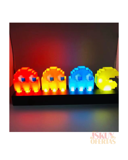Lámpara LED Pac-Man Retro Gamer