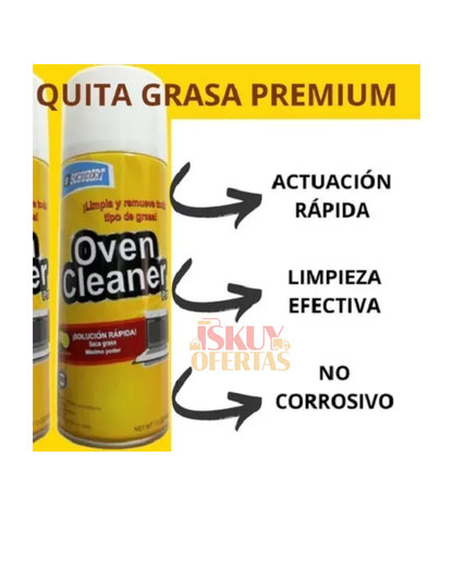 Quita grasa espuma oven